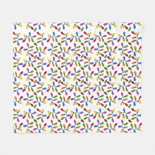 Couverture Polaire Holiday Lights (Devant (Horizontal))