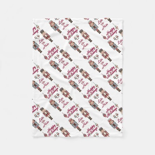 Couverture Polaire Holiday Nutcracker (Devant)