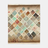 Couverture Polaire Holiday Pastel Patch Cosy (Devant)