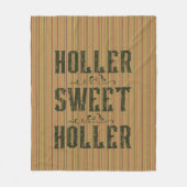 Couverture Polaire Holler Sweet Holler Pays Rustique (Devant)