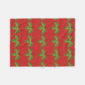 Couverture Polaire Holly Berries (Devant (Horizontal))