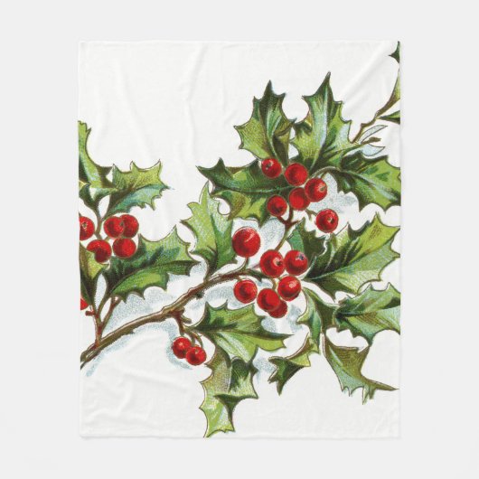 Couverture Polaire HollyBerries 001 (Devant)
