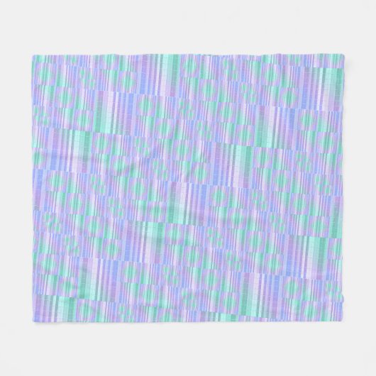 Couverture Polaire Holographique, Multi-couleur, Sherpa motif, couver (Devant (Horizontal))
