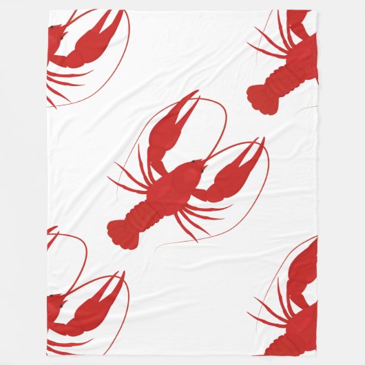 Couverture Polaire homard (Devant)
