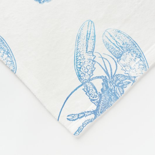 Couverture Polaire Homard bleu (Coin)