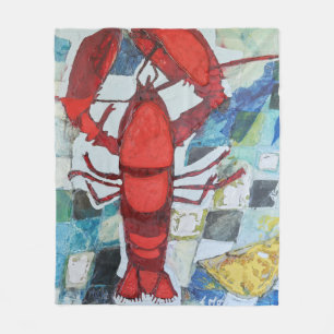 Couverture Polaire Homard du Maine