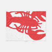 Couverture Polaire Homard rouge (Devant (Horizontal))