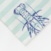 Couverture Polaire Homards bleus (Coin)
