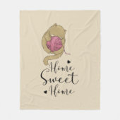 Couverture Polaire Home Sweet Home Kitten Yarn (Devant)