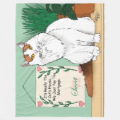 Couverture Polaire Home Sweet Kitty Home (Devant)