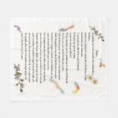 Couverture Polaire "Homenaje a Mamá" (Devant (Horizontal))