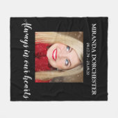 Couverture Polaire Hommage commémoratif aux photos noires (Devant (Horizontal))