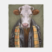 Couverture Polaire Homme de vache (Devant)