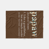 Couverture Polaire Hommes Cravate personnalisée Mort Cool Papaw Comme (Devant (Horizontal))