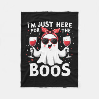 Couverture Polaire Hommes ici pour les huées Mignon Halloween Femmes