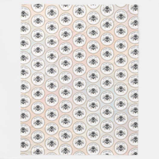 Couverture Polaire Honey Bee (Devant)