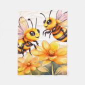 Couverture Polaire Honey Bee Gossip (Devant)