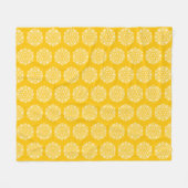 Couverture Polaire Honey Mandala (Devant (Horizontal))