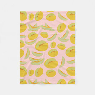 Couverture Polaire Honeydew Melons Motif de fruits