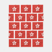 Couverture Polaire HONG KONG FLAG élégant (Devant)