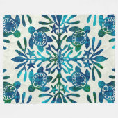 Couverture Polaire Honu (tortue de mer) (Devant (Horizontal))