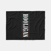 Couverture Polaire Hooligan - Jour de la Saint Patrick du drapeau irl (Devant (Horizontal))
