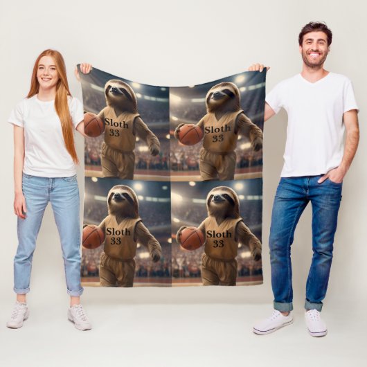 Couverture Polaire Hoops and Hangs : Le Slam Dunking Sloth, (En situation)