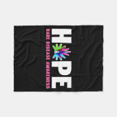 Couverture Polaire Hope Rare Disease Awareness Shirt - Rare Disease D (Devant (Horizontal))