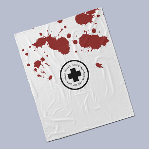 Couverture Polaire Hôpital psychiatrique d'asile fou Spatter de sang