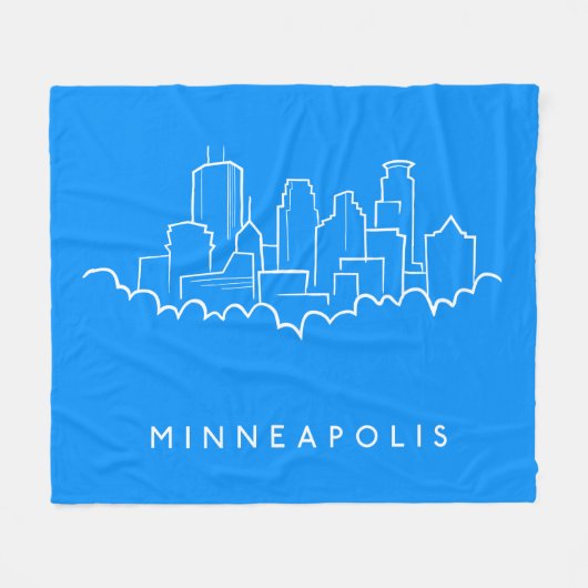 Couverture Polaire Horizon de Minneapolis, Minnesota (Devant (Horizontal))