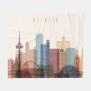 Couverture Polaire Horizon de ville de Cologne, Allemagne