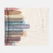 Couverture Polaire Horizon de ville de Detroit, Michigan | (Devant (Horizontal))