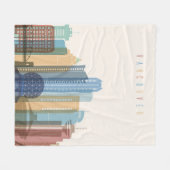 Couverture Polaire Horizon de ville de Vancouver, Canada | (Devant (Horizontal))