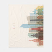 Couverture Polaire Horizon de ville d'Oslo, Norvège | (Devant)