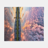 Couverture Polaire Horizon heureux (Devant (Horizontal))