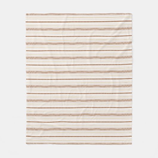 Couverture Polaire Horizon Stripes Terrain Chaud (Devant)