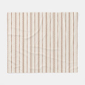 Couverture Polaire Horizon Stripes Terrain Chaud (Devant (Horizontal))
