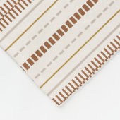Couverture Polaire Horizon Stripes Terrain Chaud (Coin)