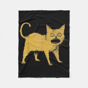 Couverture Polaire Horrible chat japonais drôle