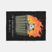 Couverture Polaire Horrors Persist So Do I Funny Ssum Meme Trash Dump (Devant (Horizontal))