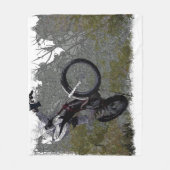 Couverture Polaire Hors-route - Motocross Racing (Devant)