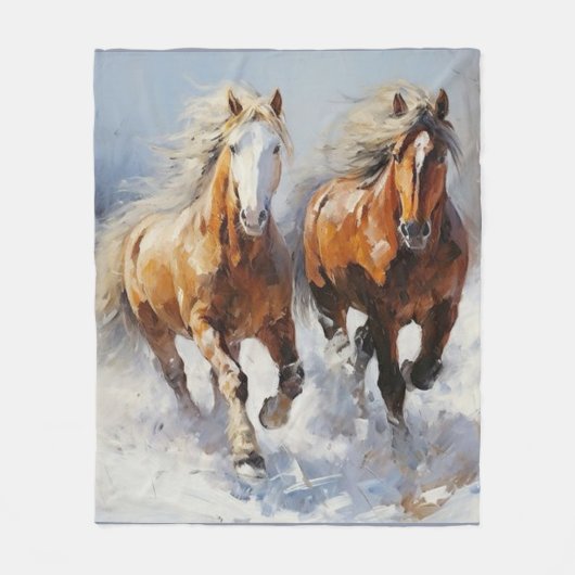 Couverture Polaire Horse (Devant)