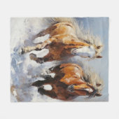 Couverture Polaire Horse (Devant (Horizontal))