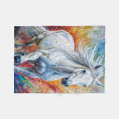Couverture Polaire Horse Art (Devant (Horizontal))