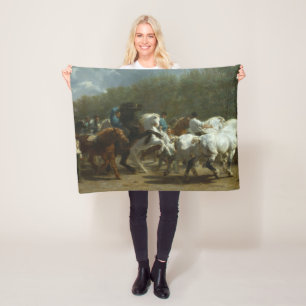 Couverture Polaire Horse Fair (Equine Art)