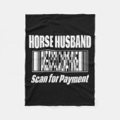Couverture Polaire Horse Husband  (Devant)
