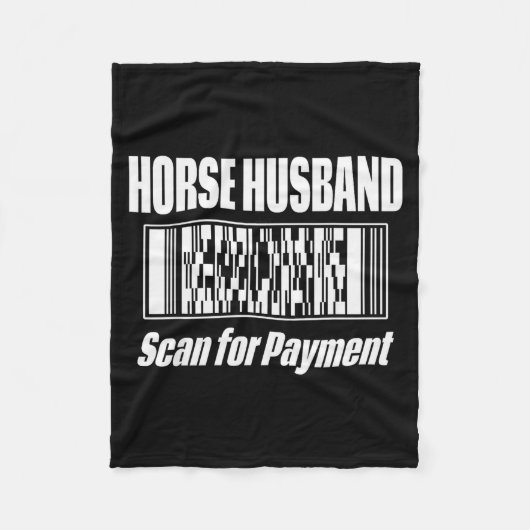Couverture Polaire Horse Husband  (Devant)