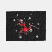 Couverture Polaire Horse Lo Plaid Christmas (Devant (Horizontal))