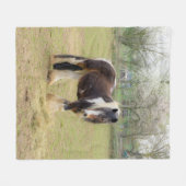 Couverture Polaire Horse love (Devant (Horizontal))