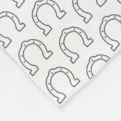 Couverture Polaire Horse Riding Gang Horseshoe Imprimer (Coin)